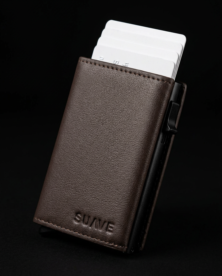 Smart Slim Wallet - 100% Genuine Leather