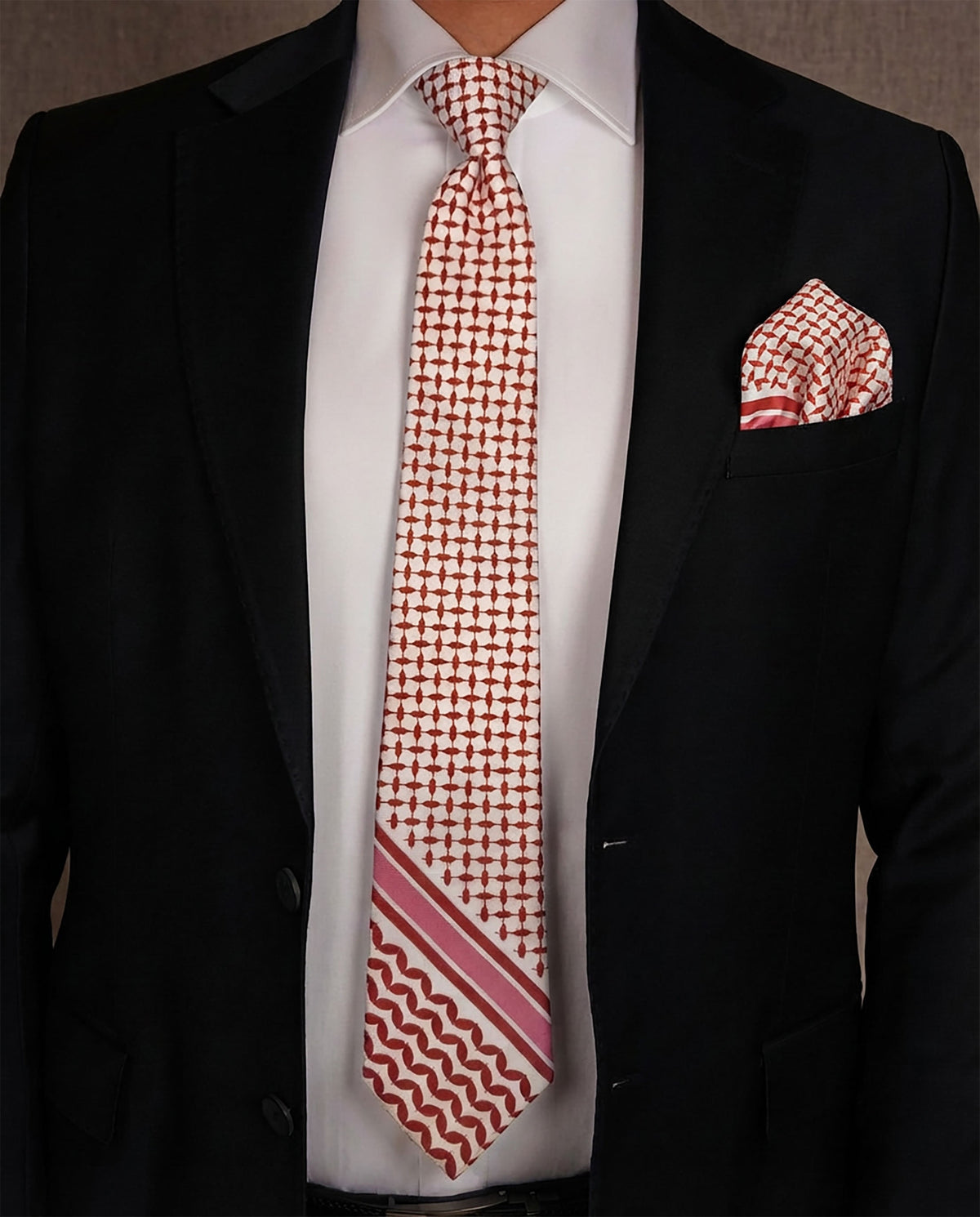 Printed Shmagh Ready Tie
