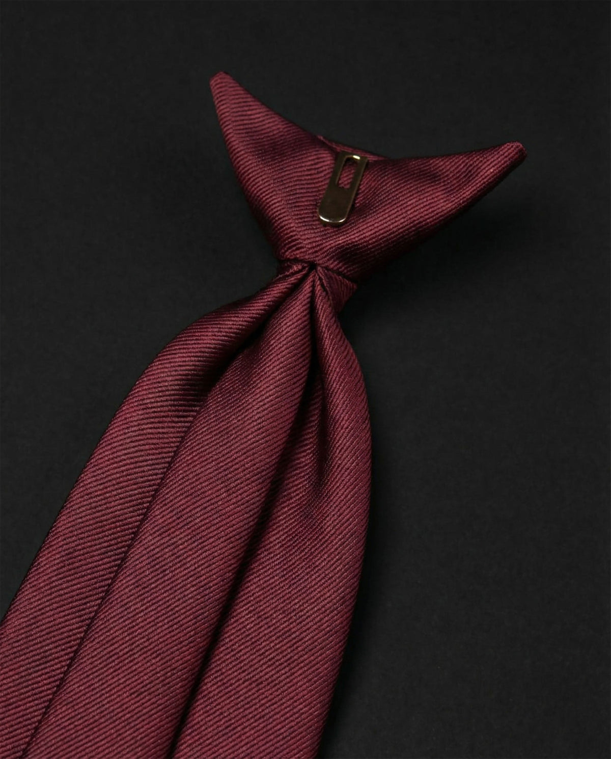 Basic burgundy Ready Tie