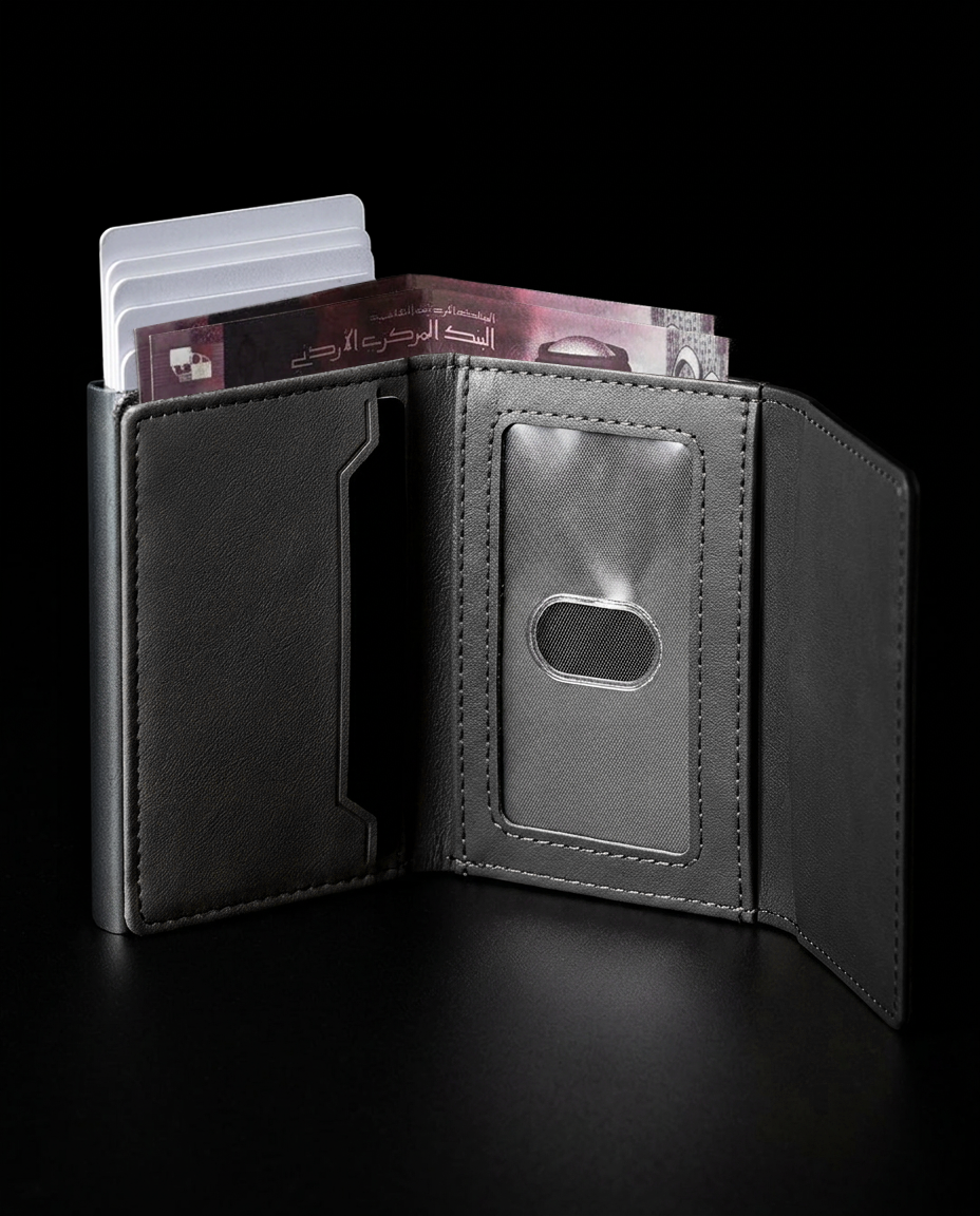 Smart Slim Wallet - 100% Genuine Leather