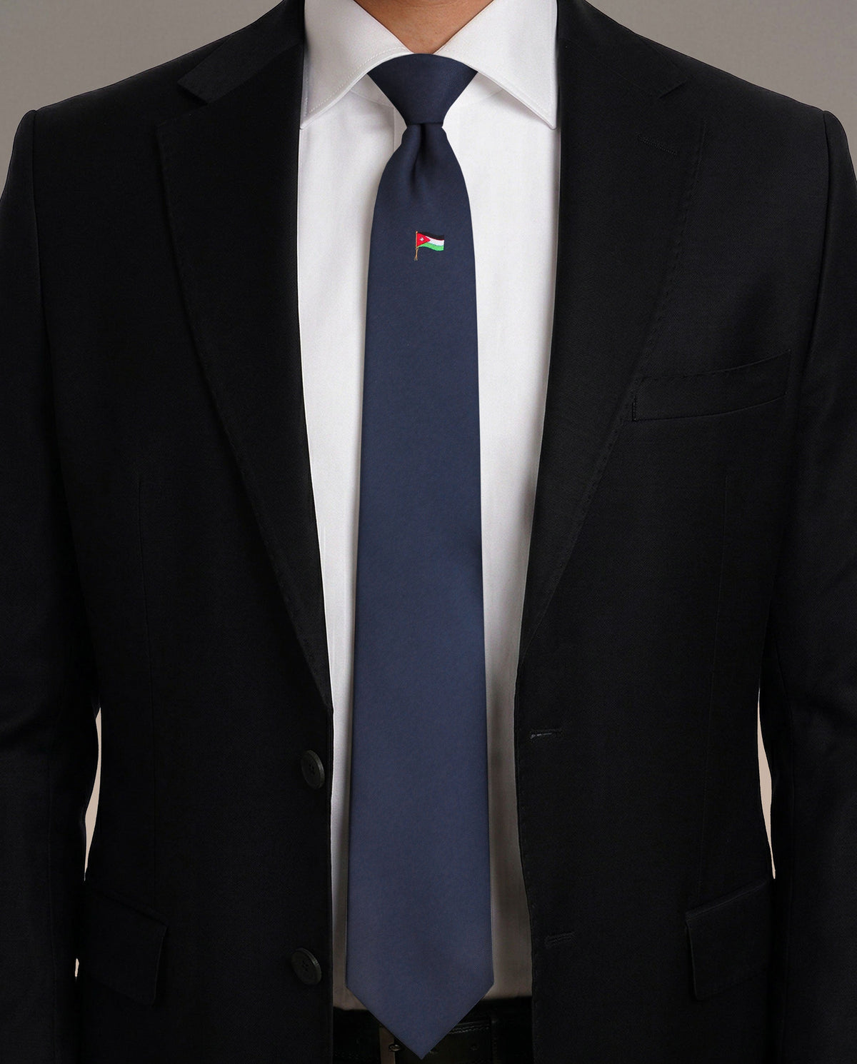 Woven (Jordan Flag) Silk Ready Tie
